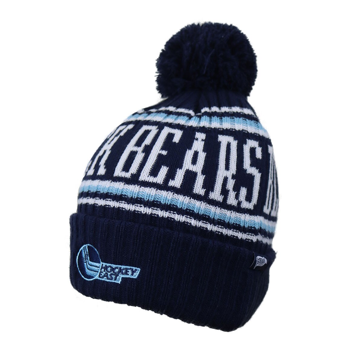 Hockey East Maine Script Pom Beanie